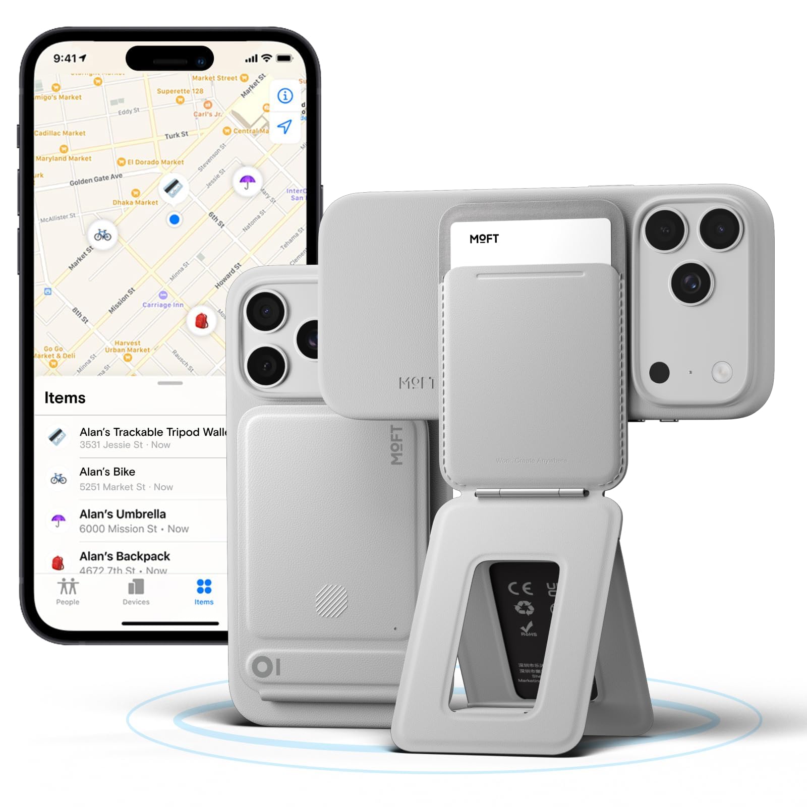Amazon.co.jp: MOFT【公式直営店】8-in-1多機能スマホスタンド MagSafe